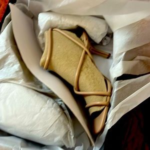 Brand new Nine West strappy heels Size 7.5